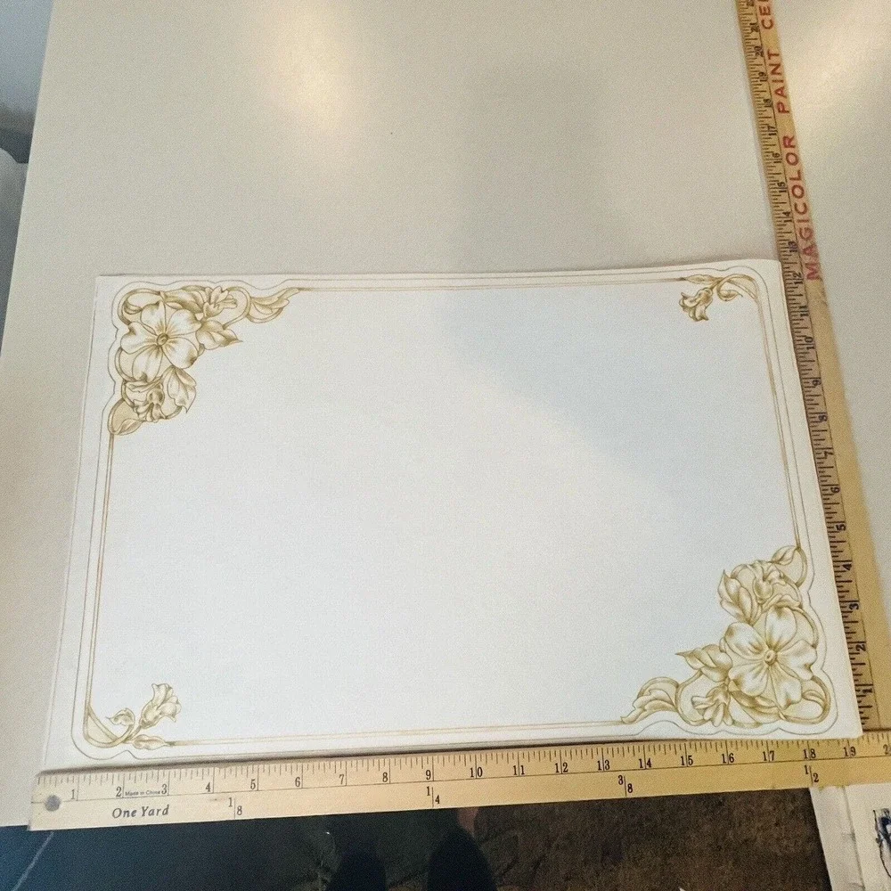 Dogwood Cutwork Placemats & Centerpiece #2902‎ Tri-Chem Chart Picture To Paint